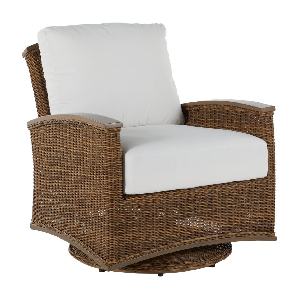 Astoria Woven Swivel Glider with Welted B Grade Cushion