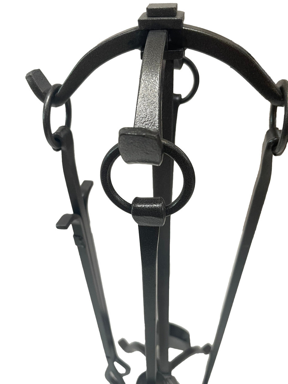 Dagan 5-Piece Wrought Iron Fireplace Tool Set with Square Rods