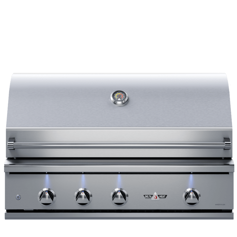 Delta Heat 32-Inch Built-In Natural Gas Teppanyaki Griddle - White