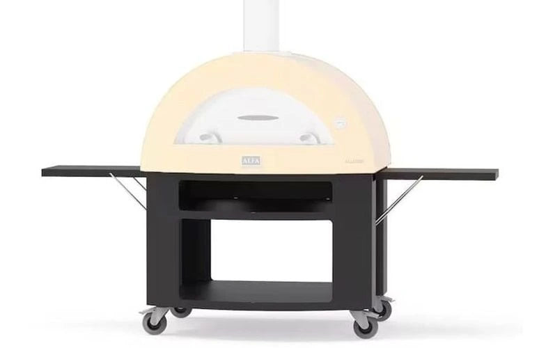 Alfa Pizza Ovens: Base for 5 Pizze Ovens- Wrinkle Black