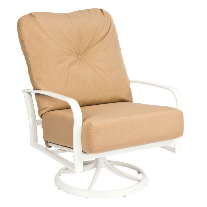 Fremont Cushion Big Man&#39;s Swivel Rocking Lounge Chair