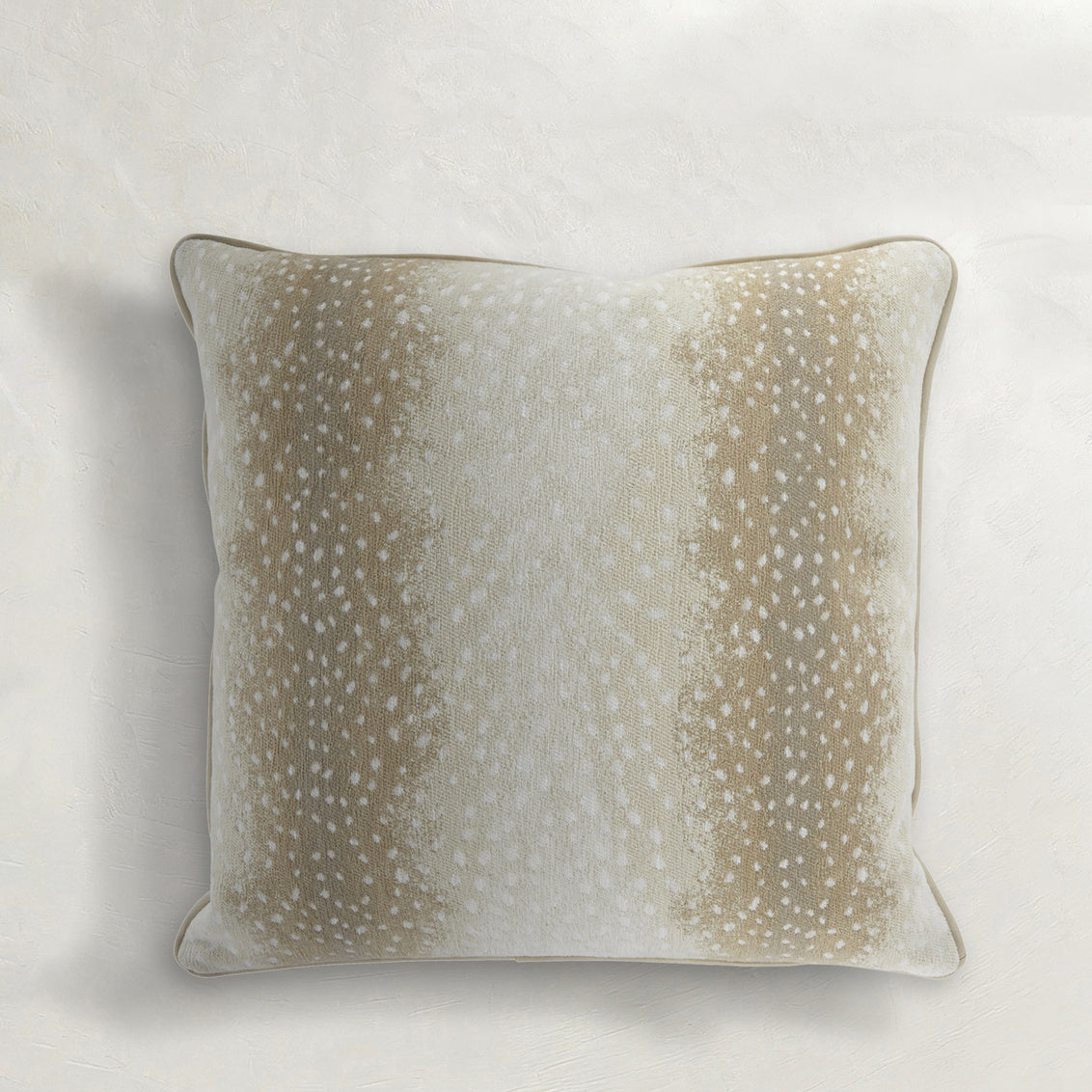 SC Fawn Almond Poly 22x22 Throw Pillow