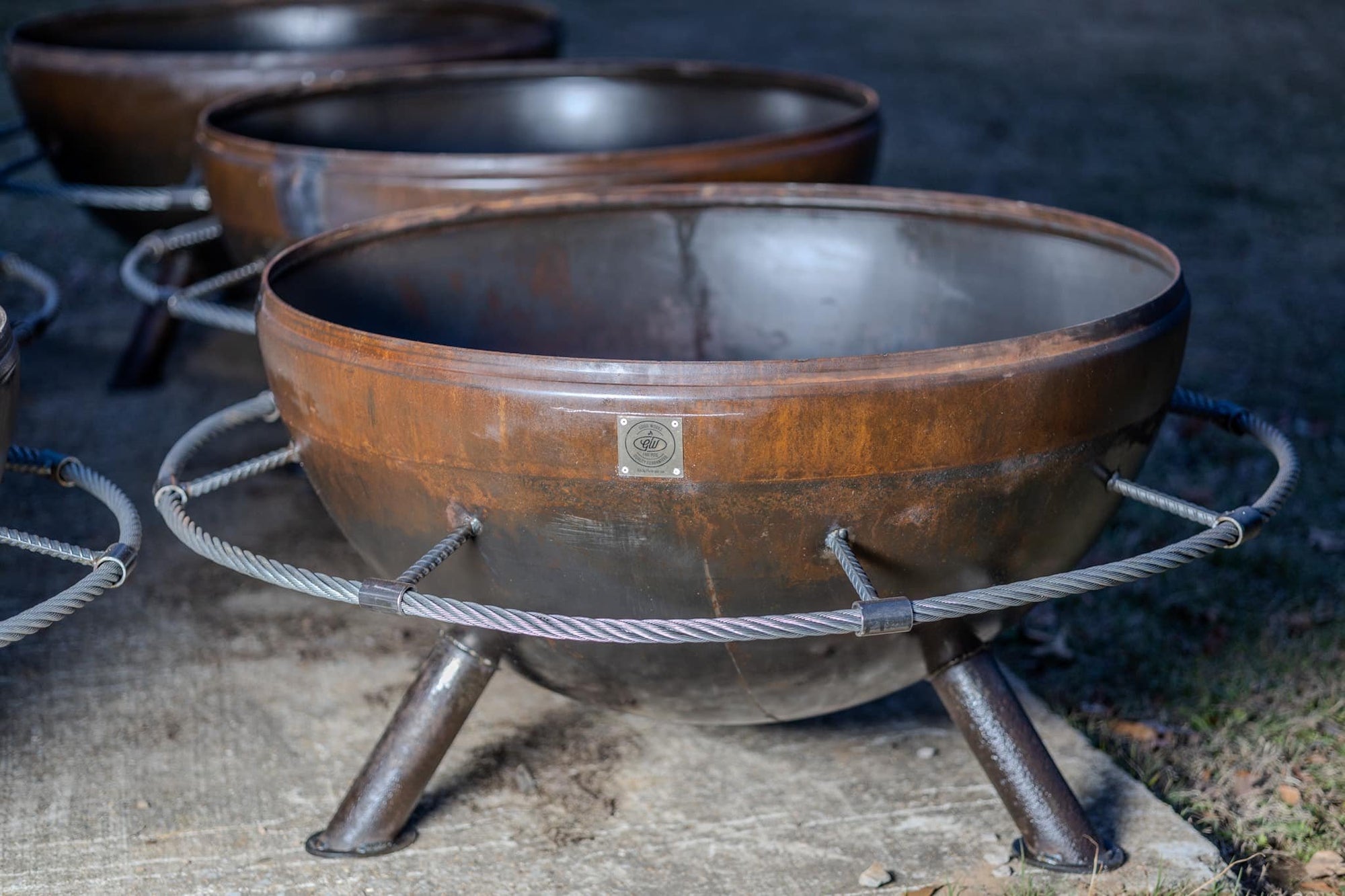 Good Works Fire Pit with Footrest