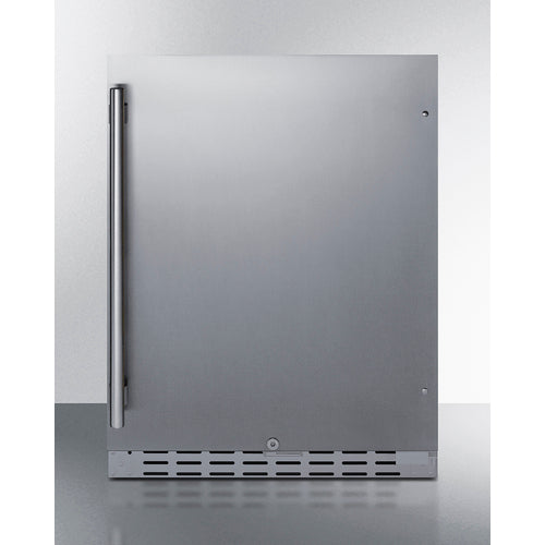 Summit 24" ADA-Compliant Wide Built-In Outdoor All-Refrigerator-AL55OSCSS