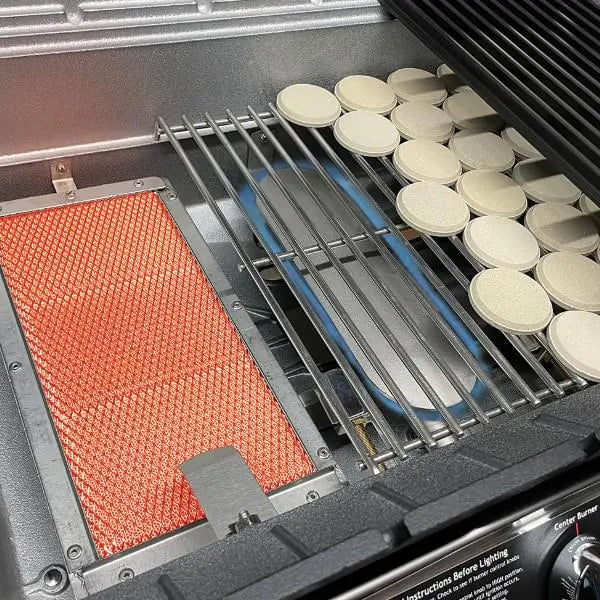 MHP Hybrid Series WHRG4DD Gas Grill with Drop Down Shelves