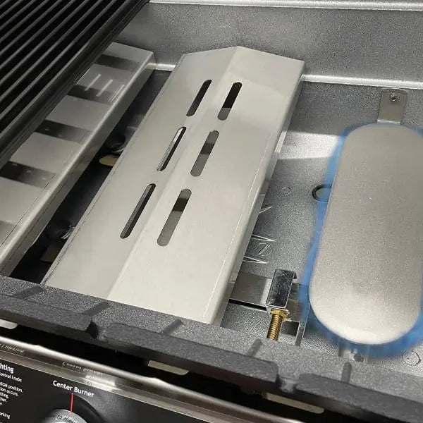 MHP Tri-Burn Series W3G4DD Gas Grill with Drop Down Shelves