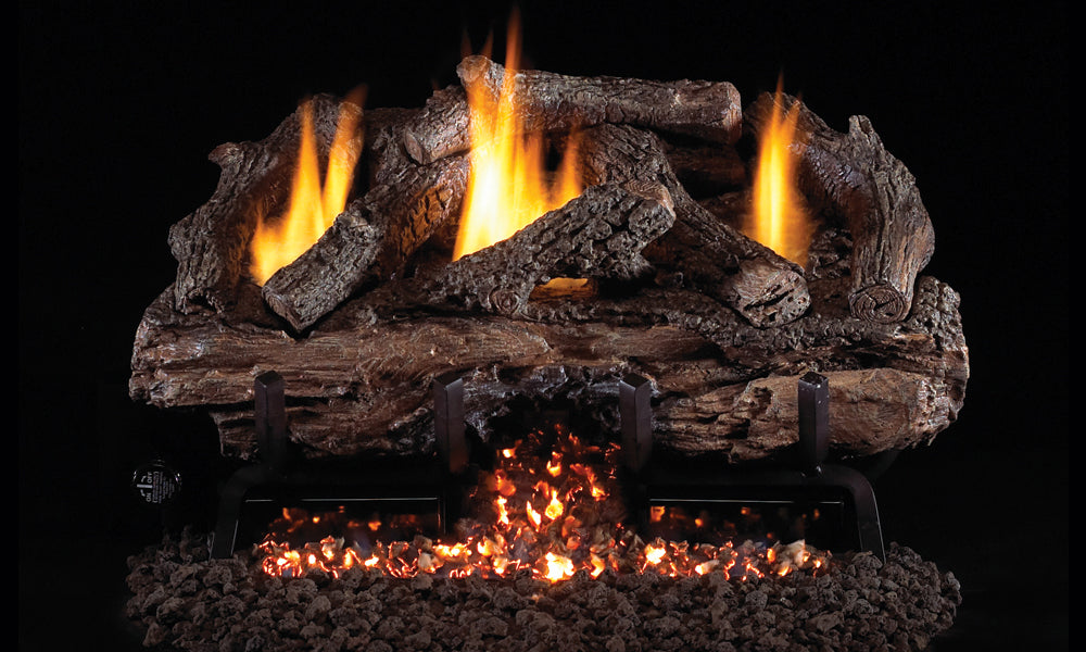 RHP Vent Free Charred Aged Split Standard Ceramic Refractory Logs