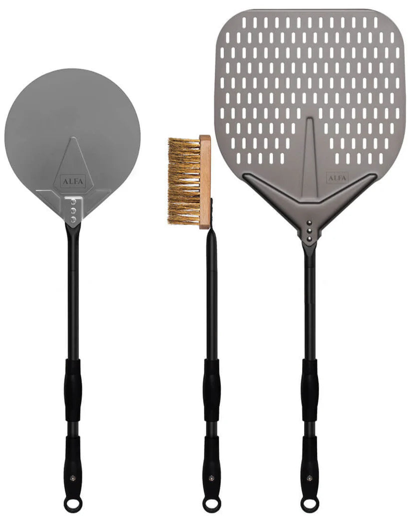 ALFA™ Medium 3-Piece Pizza Peel Set