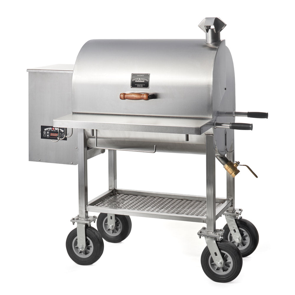 Pitts & Spitts Maverick 850 Pellet Grill - Stainless Steel