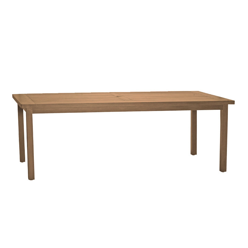 Club Aluminum Rectangular Dining Table (86&quot; x 43&quot;)