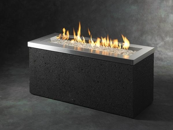 Outdoor Greatroom Grey Key Largo Fire Table