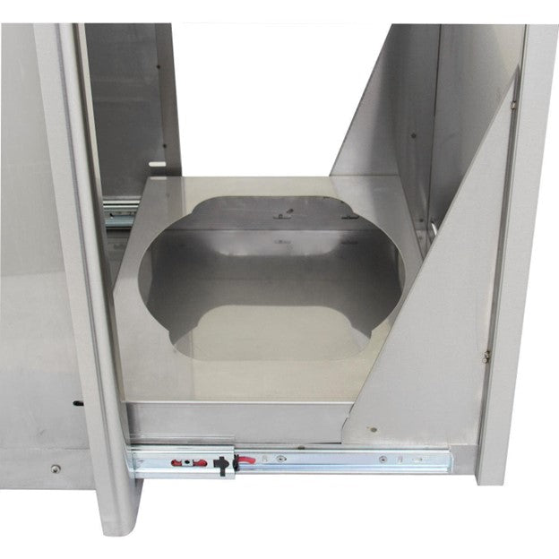 Blaze 20&quot; Stainless Steel Roll-Out Trash / Propane Tank Drawer
