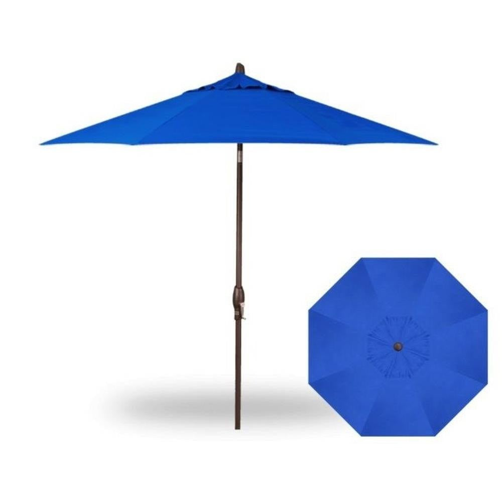 Treasure Garden 9' Auto Tilt Umbrella (Single Wind Vent)