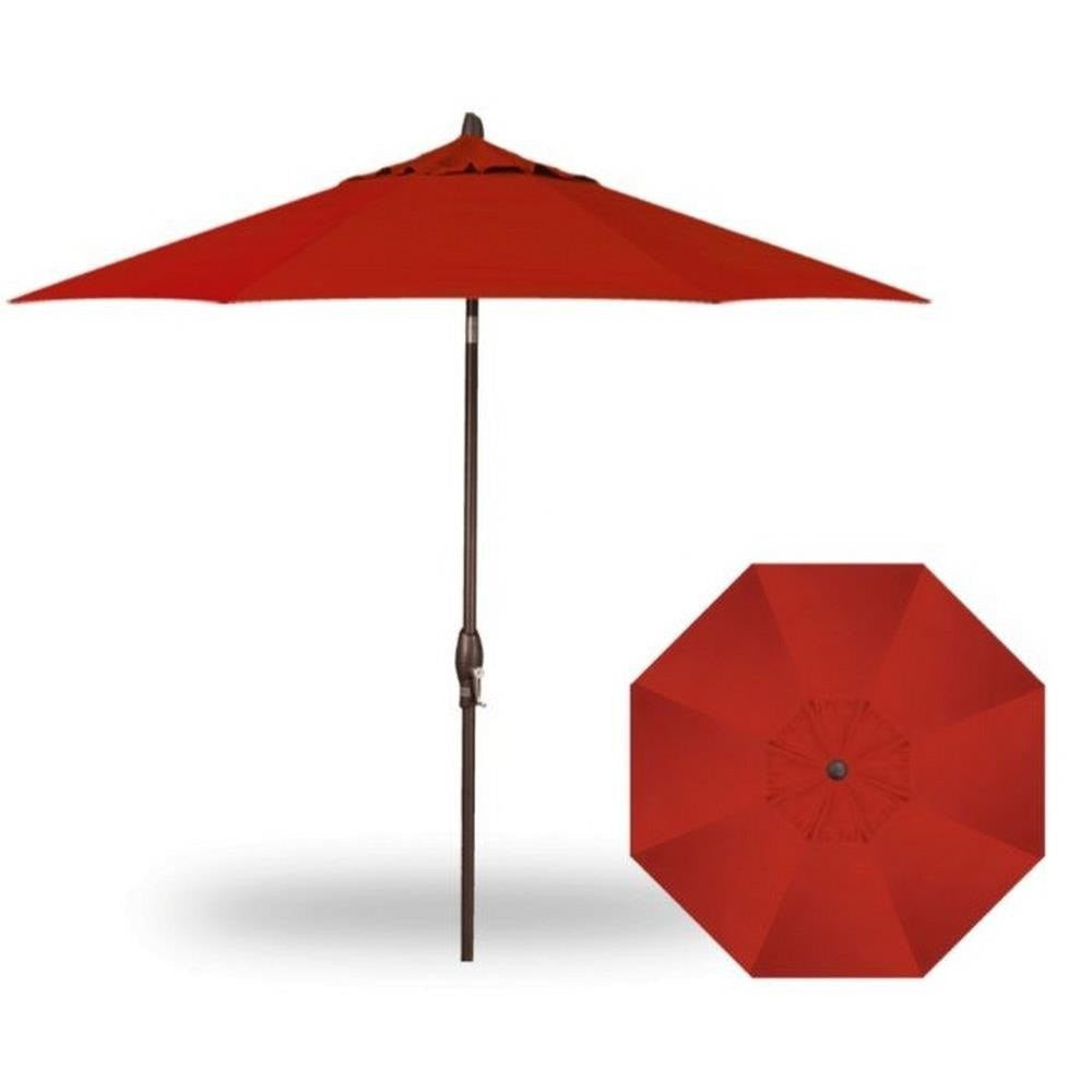Treasure Garden 9' Auto Tilt Umbrella (Single Wind Vent)