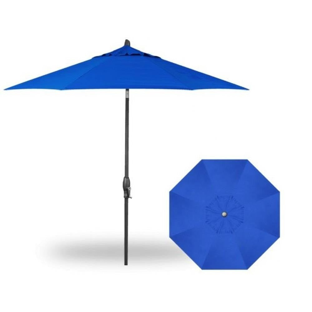 Treasure Garden 9' Auto Tilt Umbrella (Single Wind Vent)