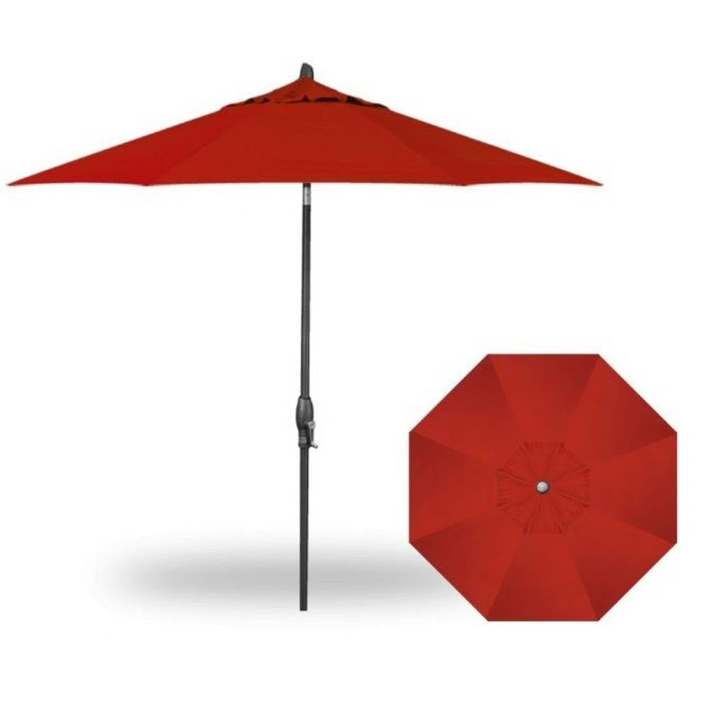 Treasure Garden 9' Auto Tilt Umbrella (Single Wind Vent)