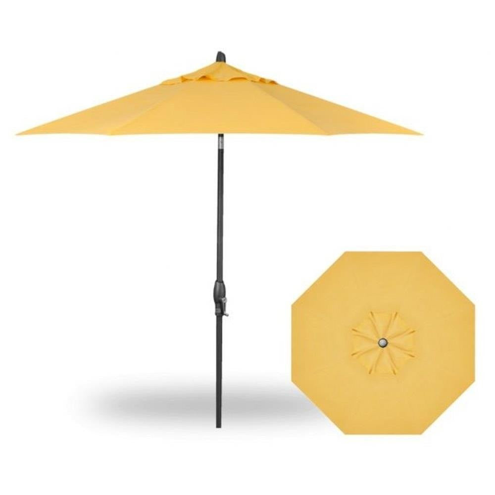 Treasure Garden 9' Auto Tilt Umbrella (Single Wind Vent)