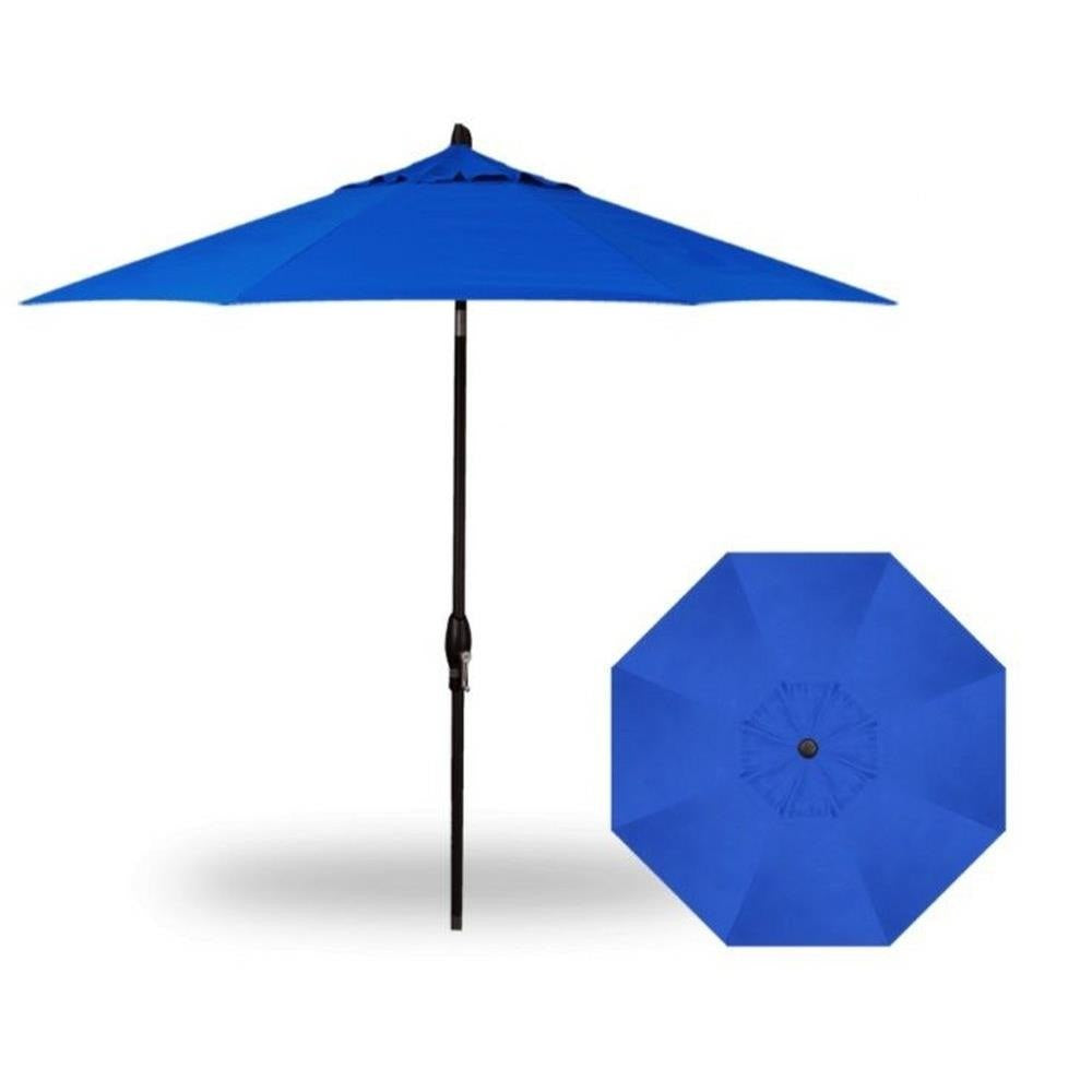 Treasure Garden 9' Auto Tilt Umbrella (Single Wind Vent)
