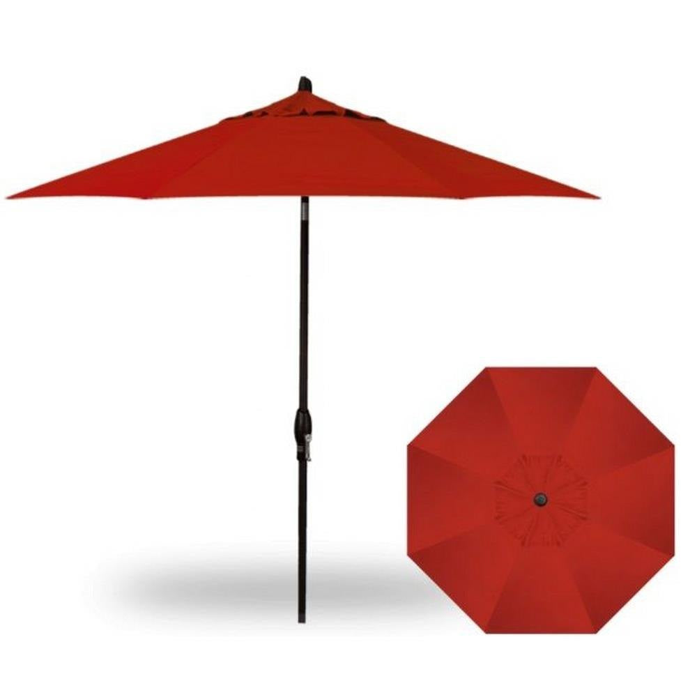 Treasure Garden 9' Auto Tilt Umbrella (Single Wind Vent)