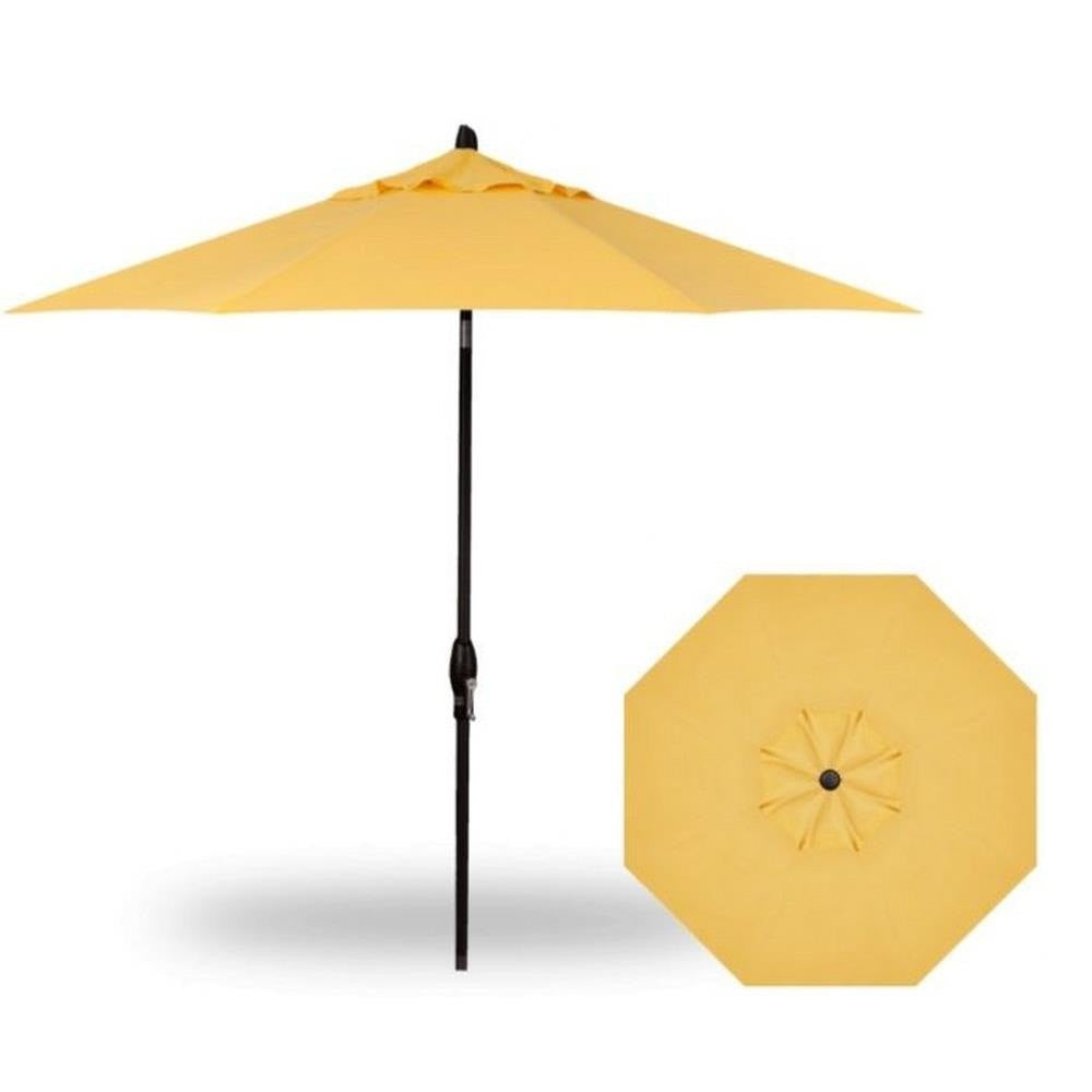 Treasure Garden 9' Auto Tilt Umbrella (Single Wind Vent)