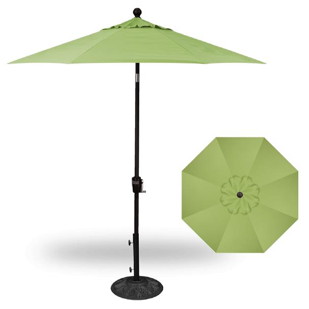 Treasure Garden 9&#39; Push Button Tilt Umbrella with Single Wind Vent