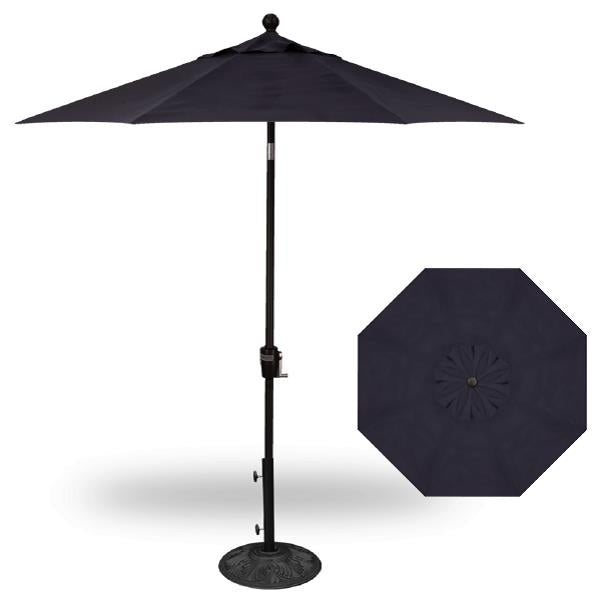 Treasure Garden 9&#39; Push Button Tilt Umbrella with Single Wind Vent