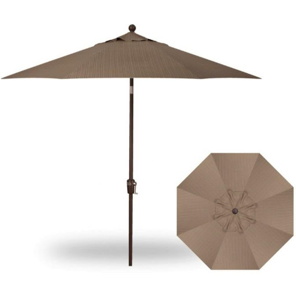 Treasure Garden 9&#39; Push Button Tilt Umbrella with Single Wind Vent
