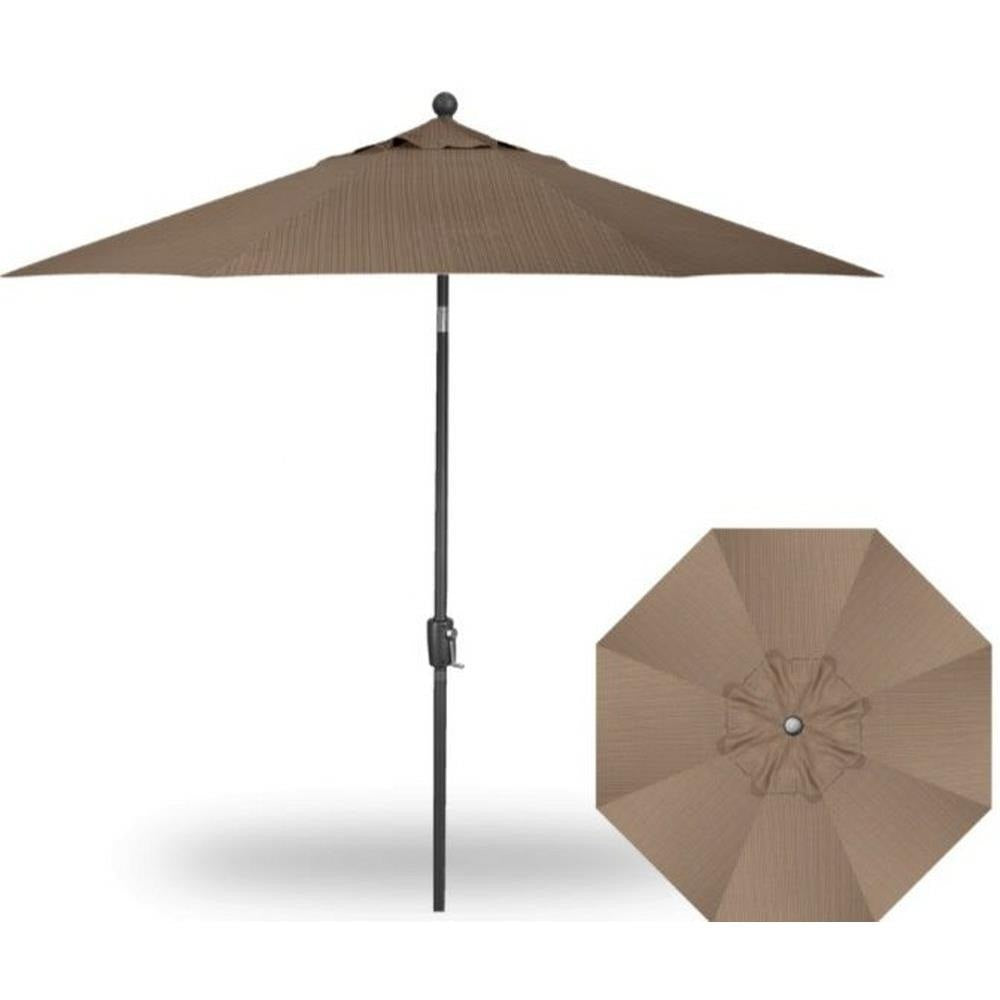 Treasure Garden 9&#39; Push Button Tilt Umbrella with Single Wind Vent