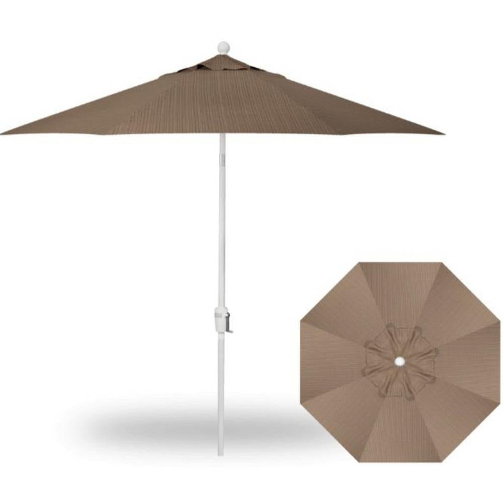 Treasure Garden 9&#39; Push Button Tilt Umbrella with Single Wind Vent