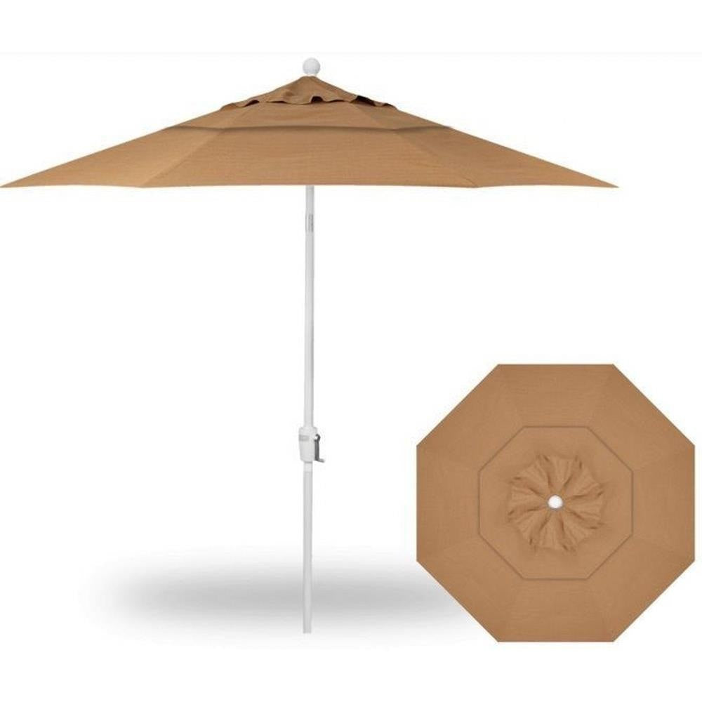 Treasure Garden 9&#39; Push Button Tilt Umbrella with Dual Wind Vent