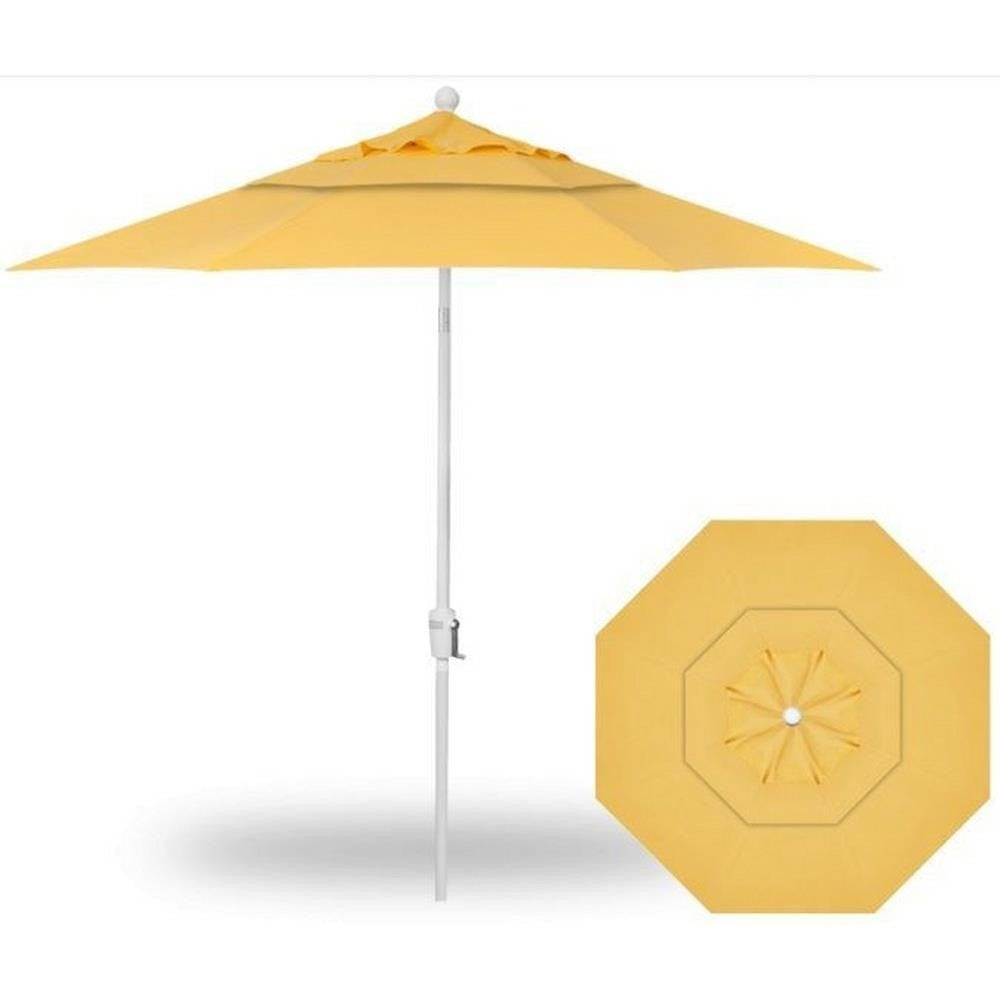 Treasure Garden 9&#39; Push Button Tilt Umbrella with Dual Wind Vent