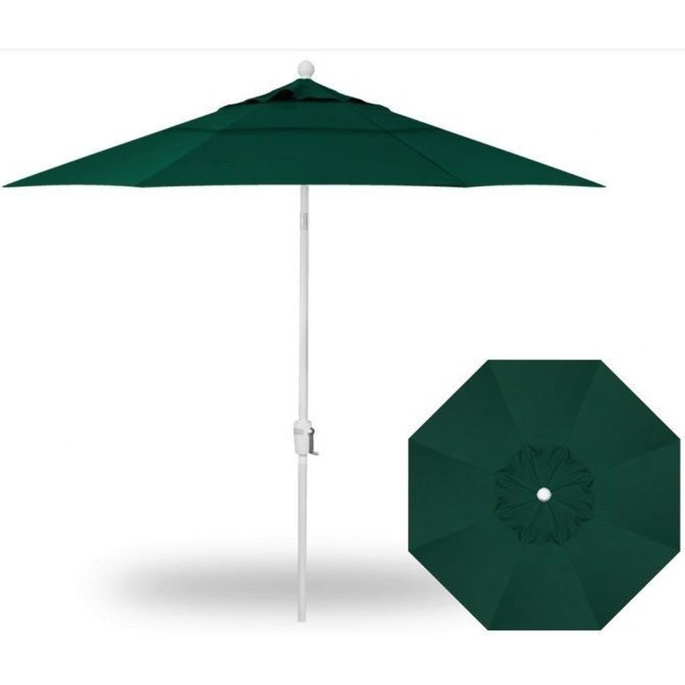 Treasure Garden 9&#39; Push Button Tilt Umbrella with Dual Wind Vent