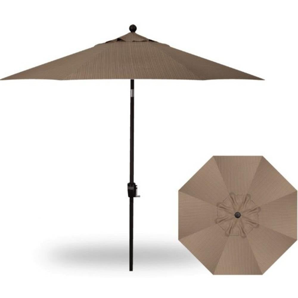Treasure Garden 9&#39; Push Button Tilt Umbrella with Single Wind Vent