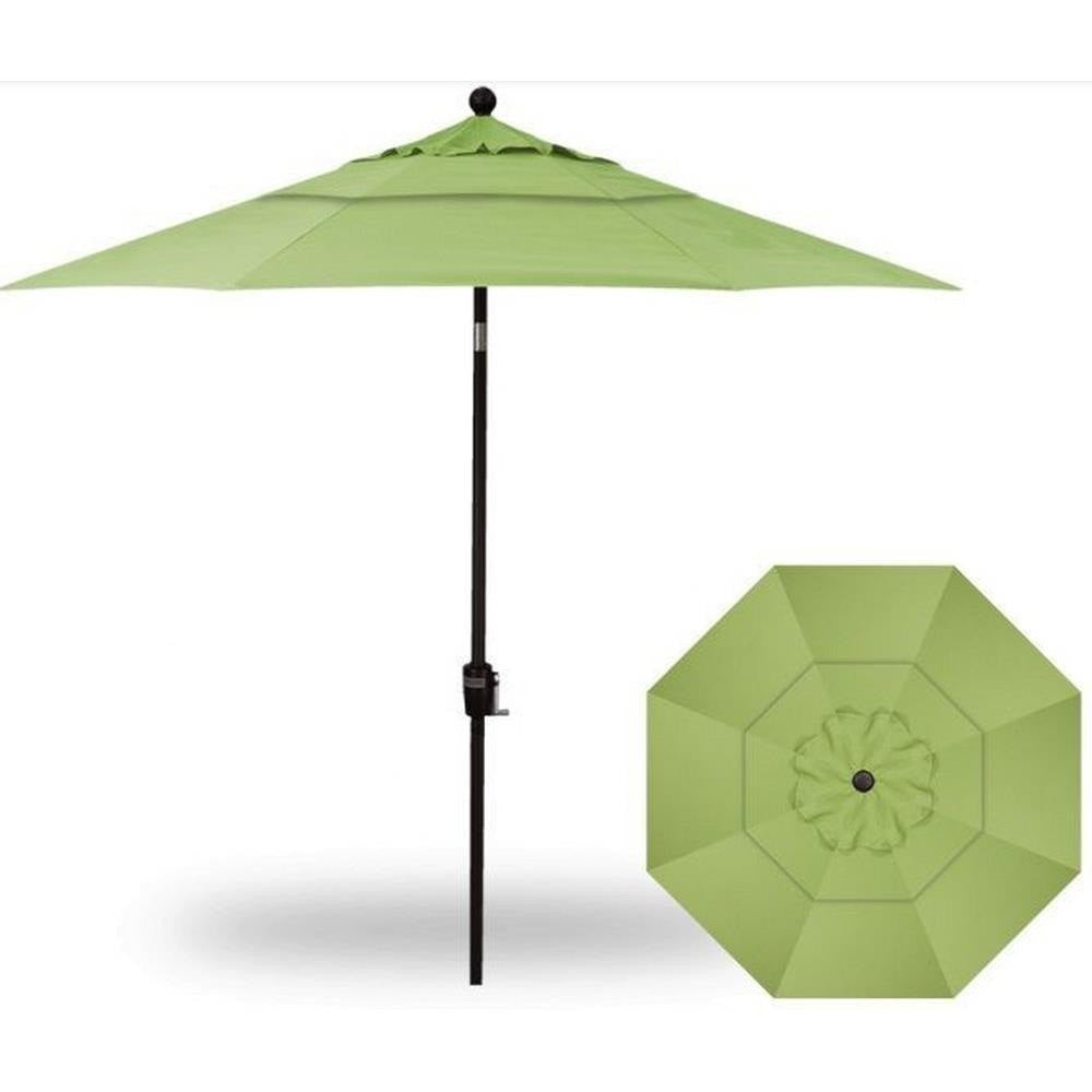Treasure Garden 9&#39; Push Button Tilt Umbrella with Dual Wind Vent