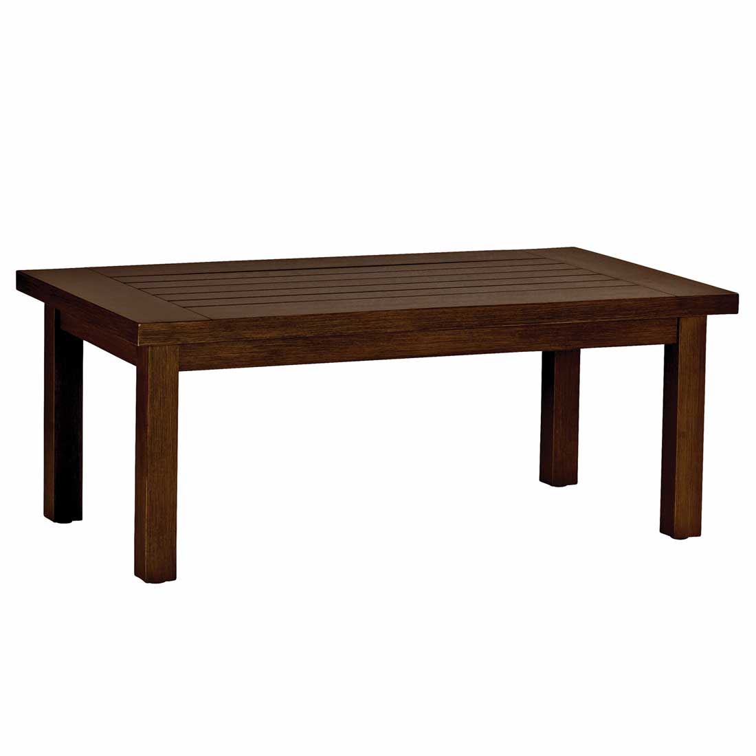 Club Aluminum Rectangular Coffee Table (48&quot; x 22.5&quot;)