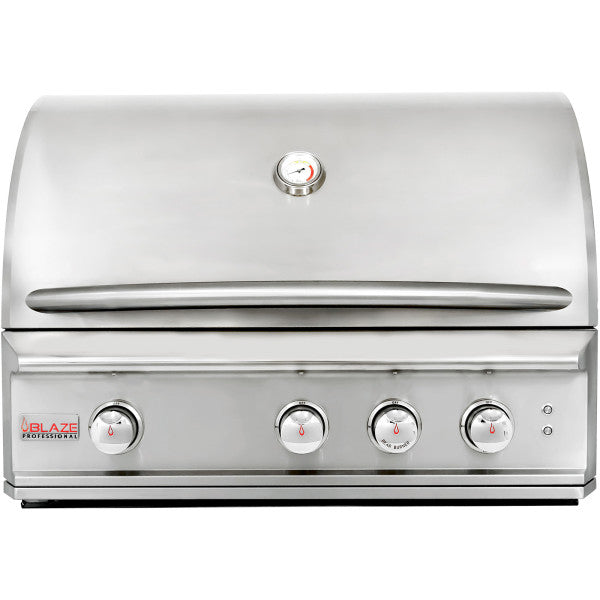 Blaze Professional 34" 3 Burner Gas Grill with Rear Infrared Burner
