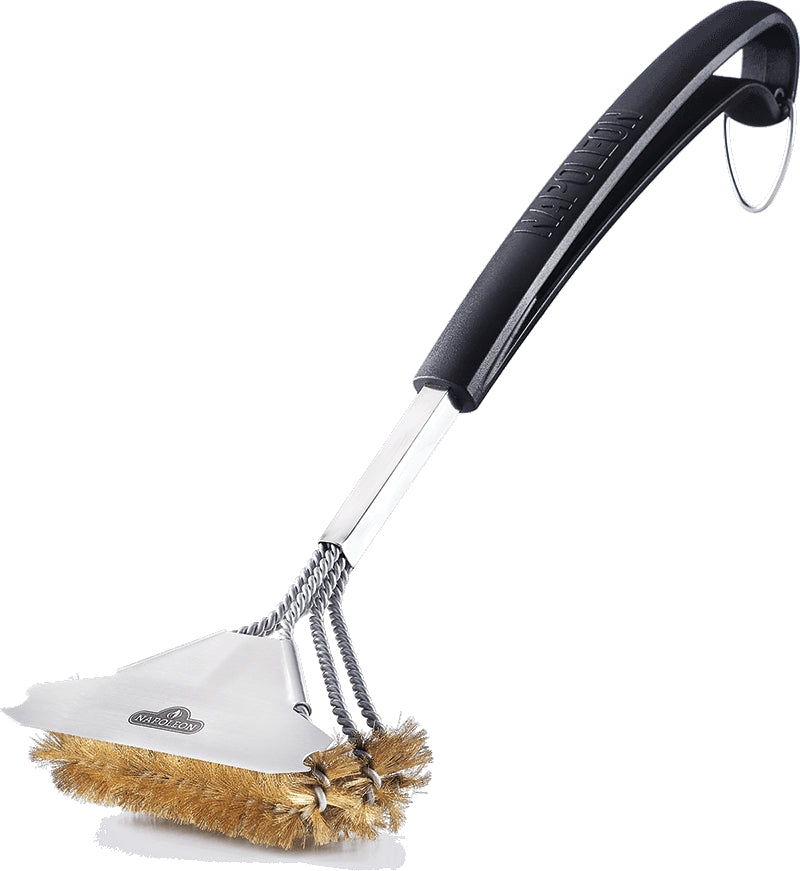 Napoleon Triple Row Grill Brush with Brass Bristles