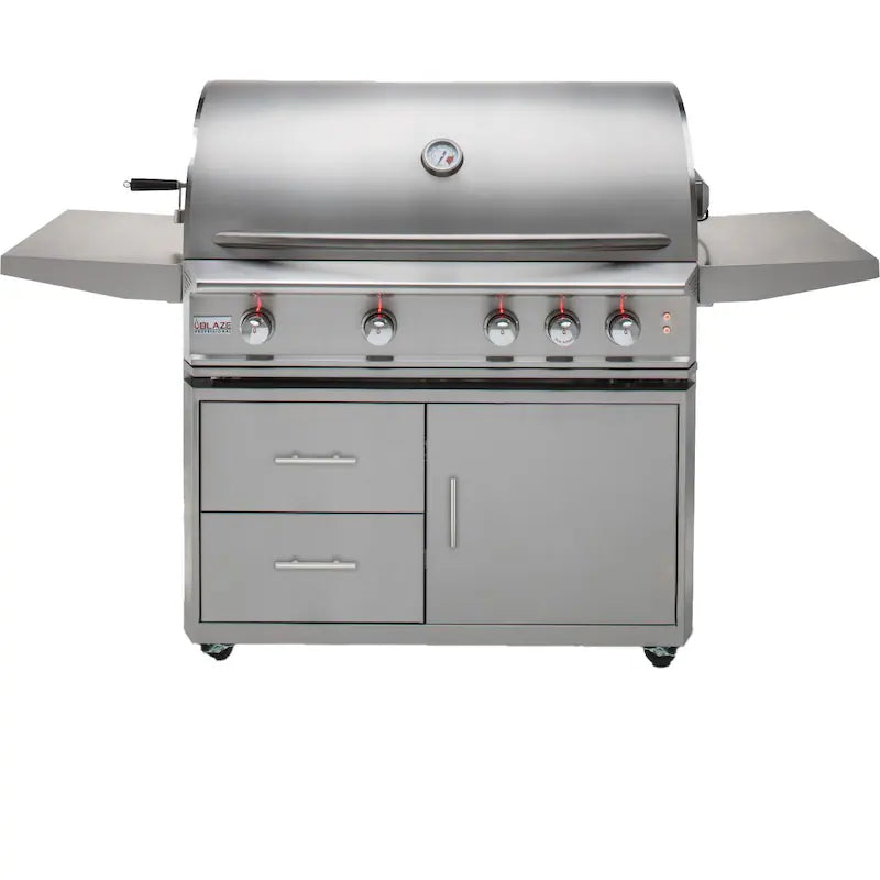 Blaze Professional 44&quot; 4 Burner Gas Grill with Rear Infrared Burner