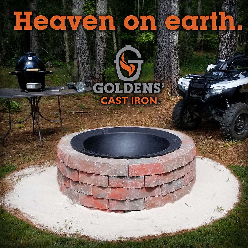 Metal Fire Pit Ring or Liner with Smokeless Feature 1