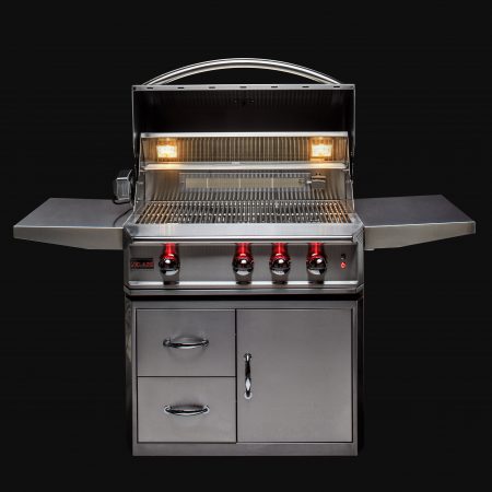 Blaze Professional 34&quot; 3 Burner Gas Grill with Rear Infrared Burner
