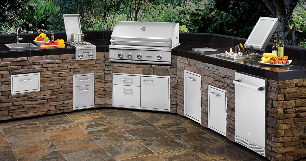 Delta Heat 38&quot; Gas Grill with Infrared Rotisserie and Sear Zone - D Model