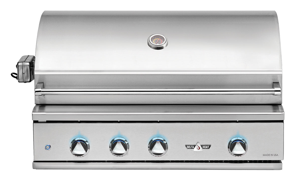 Delta Heat 38&quot; Gas Grill with Infrared Rotisserie and Sear Zone - D Model