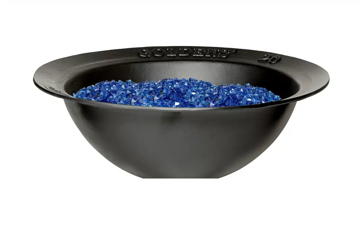 Goldens&#39; 20 Gallon Small Syrup Kettle Fire Pit (Gas Compatible)