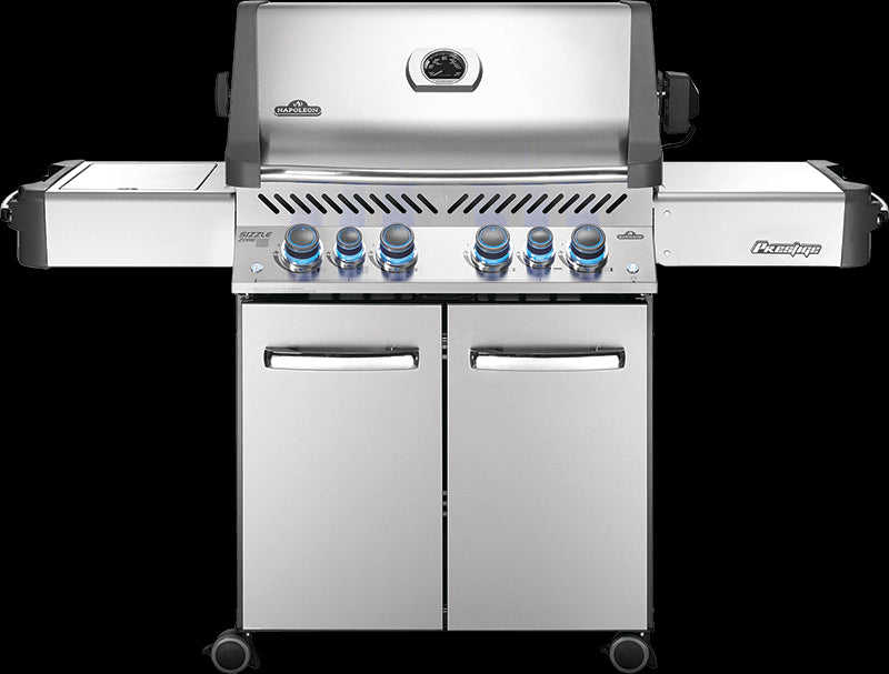 Napoleon Prestige 500 Gas Grill with Infrared Side and Rear Burners