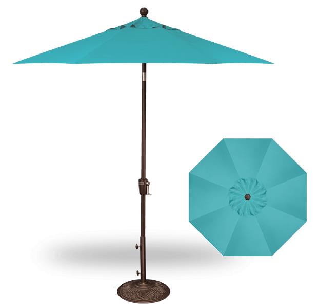 Treasure Garden 7.5&#39; PUSH BUTTON TILT OCTAGON SERIES UMBRELLA